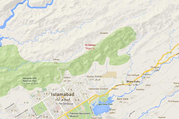 Map of Pir Sohawa