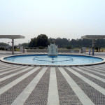 Courtyard near the entrnace of Faisal Mosque